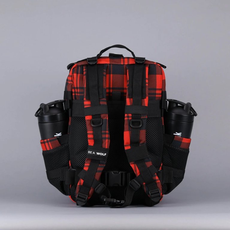 WOLFpak Buffalo Red Plaid Classic Backpack WolfPak Classic Backpack “Buffalo Red Plaid” | Mercari main image 2