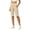 Beige, variant on NinXxx Women's Long Shorts 14 Inch Knee Length Capris with Pockets High Waisted Athletic Black M