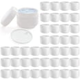 thumbnail image 1 of Frascos cosméticos Bekith, paquete de 40 unidades, blancos, 50 ml, con forros y tapas en forma de cúpula, 1 of 6