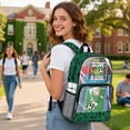 thumbnail image 3 of SEANATIVE Kids Clear Backpacks Transparent Bookbag See Through School Bag Daypack PVC Backpack Clear Bag for Stadium Events College Concerts Sport Work, Cartoon Boy Soccer Green, 3 of 7