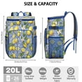 thumbnail image 3 of Travel Cooler Bag - Lemon Camping Beer Cooler Backpack with Bottle Opener- Waterproof Insulated Picnic Backpacks - Cooler Bag for Beach, 3 of 6