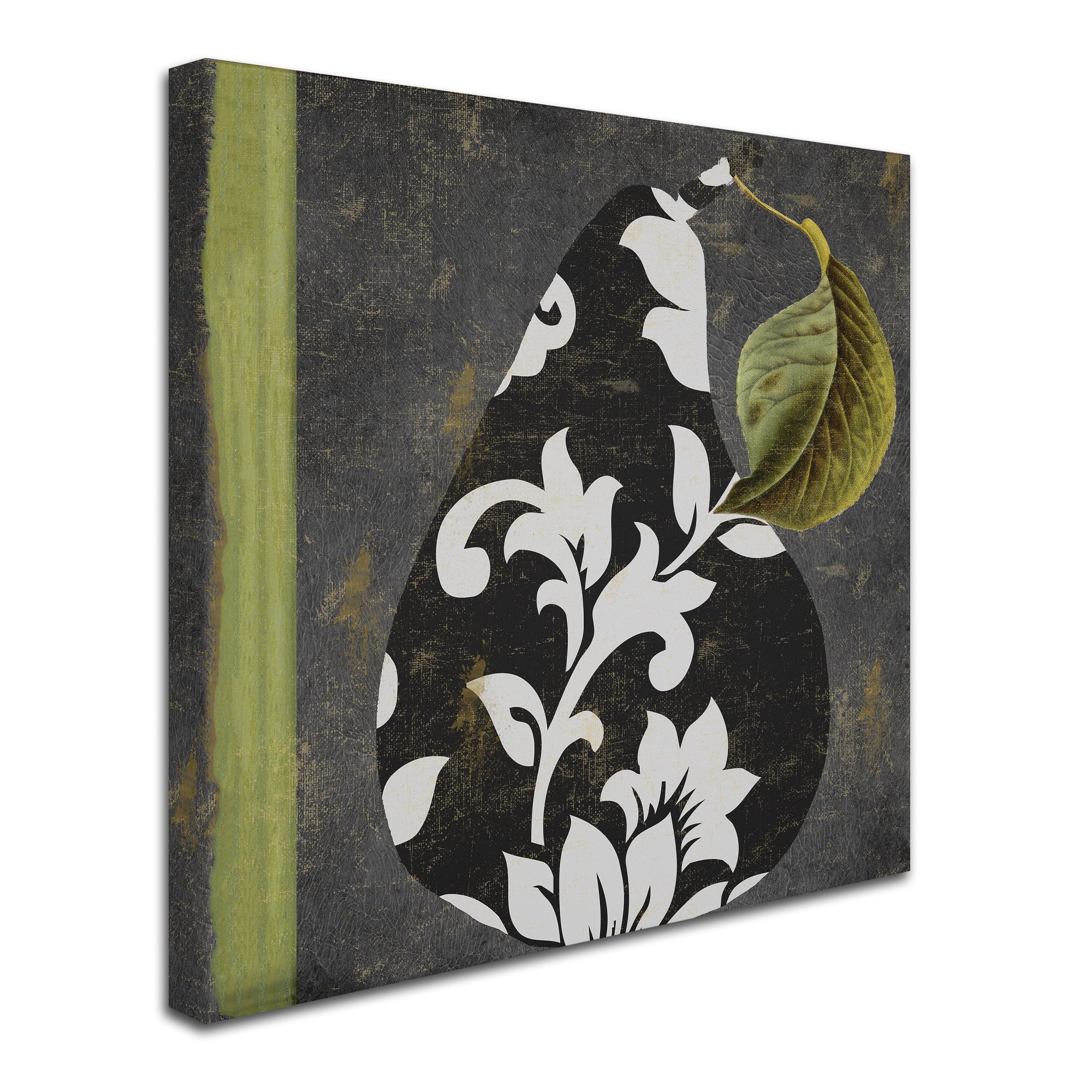 Trademark Fine Art "Decorative Pear II" Canvas Art by Color Bakery