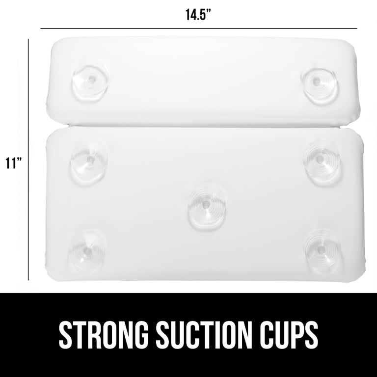 Gorilla Grip Bath Pillow 2-Panel White photo 4