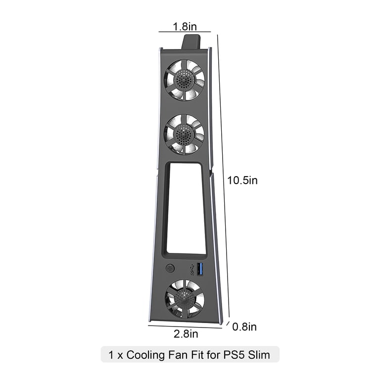 EEEkit Cooling Fan for PS5 Slim with USB 3.0 Port photo 6