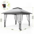 thumbnail image 6 of Yeshouse Portable Gazebo Tent - 10x10 Canopy with Mosquito Netting for Patio, Garden, Lawn, 6 of 9