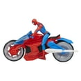 thumbnail image 5 of Marvel: Spider-Man Web Blast Cycle Kids Toy Action Figure for Boys and Girls Ages 4 5 6 7 8 and Up (4”), 5 of 9