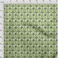 thumbnail image 4 of oneOone Velvet Light Green Fabric Ikat Sewing Craft Projects Fabric Prints By Yard 58 Inch Wide, 4 of 4