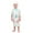 #0114-White, variant on Cowsor 2-7Years Girls One Piece Swimsuit Floral Leaf Print Hooded Long Sleeve UV Protection Stylish Swimwear for Summer Beach Vacation