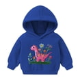 thumbnail image 2 of Frostluinai Oversized Hoodies for Kids 2-7Y Funny Graphic Pullover Long Sleeve Warm Fall Sweatshirts Casual Loose Pullover Tops, 2 of 6