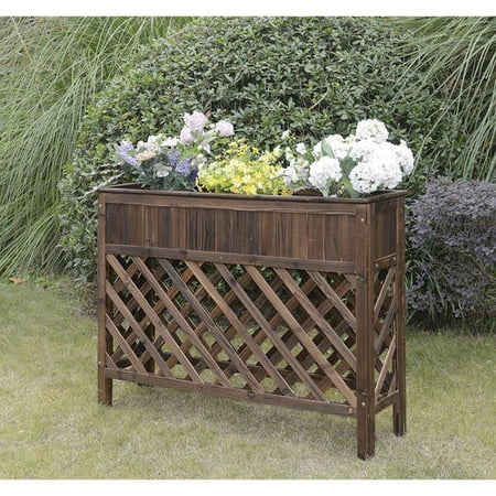 Convenience Concepts Planters Potts Large Raised Patio Planter This On Opens A Dialog That Displays Additional Images For Product With The Option To Zoom In Or Out