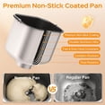 thumbnail image 5 of YAYEOL 25-in-1 Bread-making Machines, 2.5LB  Bread Maker with Built-in Electronic Scale, Beginner-Friendly with Adjustable Baking & Fermentation, Non-Stick Easy-Clean Pan, 5 of 5