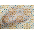 thumbnail image 4 of oneOone Cotton Poplin Mustard Yellow Fabric Dot|Heart & Shapes Geometric Sewing Material Print Fabric By The Yard 56 Inch Wide, 4 of 4
