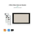 thumbnail image 1 of Metal Doorbell Video Intercom System For Home Tuya Smart Video Doorhpone Camera 160° 4-Wired 1080P Touch Monitor ,Smart Detection, 1 of 4
