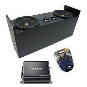 1987-2006 Jeep Wrangler YJ TJ Kicker CompC CWCS10 Dual 10" Rhino Sub Box CXA8001