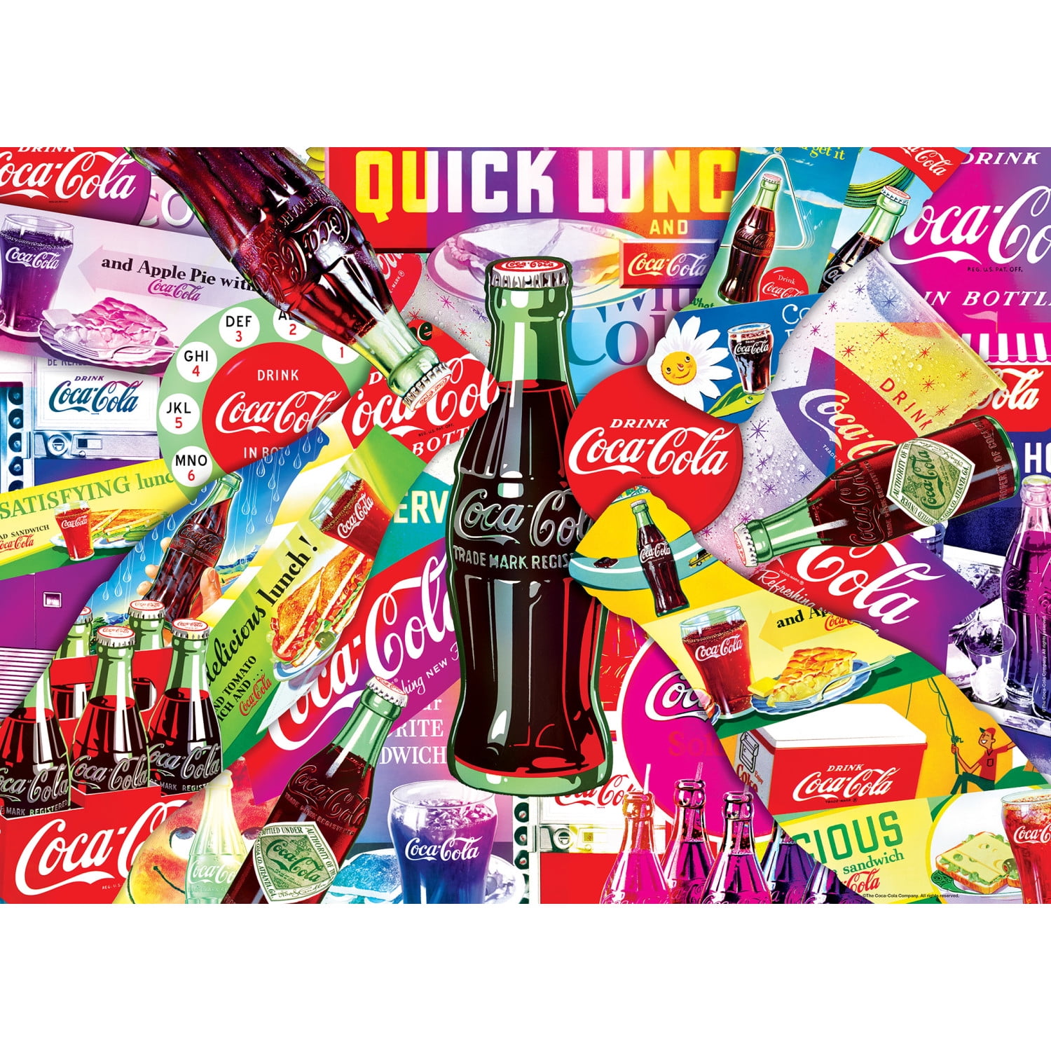 MasterPieces Coca-Cola Diner 1000 Piece Jigsaw Puzzle, 19.25