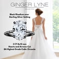 thumbnail image 6 of Solitaire 3 Ct Oval Engagement Ring for Women Sterling Silver CZ Ginger Lyne Collection, 6 of 6
