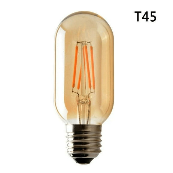 T45 4W LED Edison Bulb Warm White Dimmable E26 Vintage LED Filament Light Bulb~1047