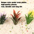 thumbnail image 4 of Yetaha 100PCS Plantas Modelo Mixtas Plantas con Flores Coloridas Parque Ferroviario Escena de Jardín Adorno de Arquitectura Paisaje Diseño de Ferrocarril Decoración de Escena Altura 4 cm / 1,57 Pulgad, 4 of 5
