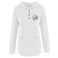 thumbnail image 4 of Womens Hoodies Long Sleeve Women Hoodies Pullover Oversized Sweatshirt for Women White Hoodie Women Winter Clothes for Women Womens Trendy Clothes, 4 of 4