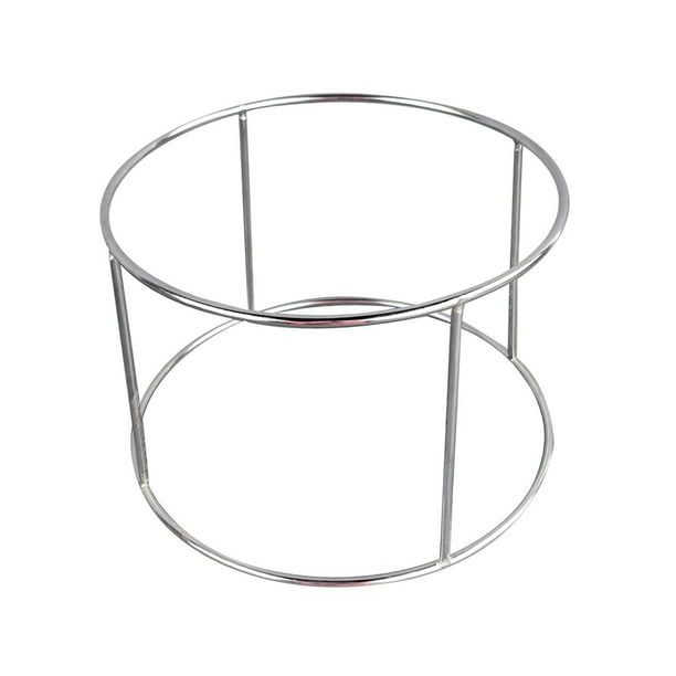 Estante de alambre para plato de pizza de mariscos de 2 niveles, elevador para servir alimentos, estante de mesa para servir mariscos para postre , 23cmx14cm