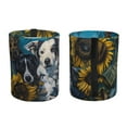 thumbnail image 2 of Kdxio Sunset Sunflower Dog Car Trash Can Garbage Car Accessories Trash Can Car Waste Bin for for Driver and Passenger Any Vehicle, 2 of 7