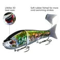 thumbnail image 5 of Bassdash SwimShad Glide Baits Jointed Swimbait Bass Pike Salmon Trout Muskie Fishing Lure 7in /62.5g, 5 of 7
