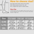 thumbnail image 2 of EIGTHTAIL 2 Pairs Zipper Compression Socks for Women & Men Toe Knee High Support Sock - XXL, 2 of 5