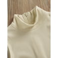 thumbnail image 6 of Douhoow Summer Toddler Girls Jumpsuits Pants Solid Sleeveless Back Zipper Elastic Playsuits 0-5Y, 6 of 9