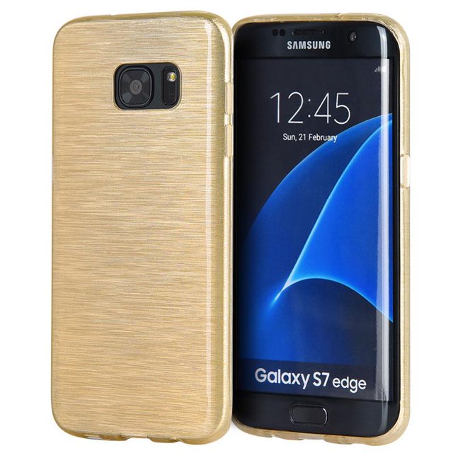 SAMSUNG GALAXY S7 EDGE CRYSTAL SKIN CASE TRANSPARENT SILK LUXMO No