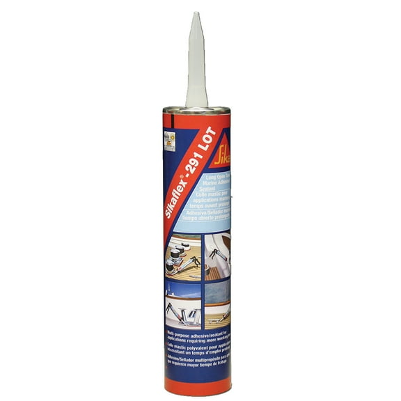 Sika Sikaflex® 291 LOT Slow Cure Adhesive & Sealant 10.3oz(300ml) Cartridge - Black | Bundle of 10