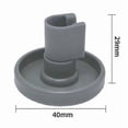 thumbnail image 2 of 12pcs Dishwasher Wheels Lower Basket Wheels For Aeg Electrolux Favorit Zanussi Dishwasher Wheels Tw, 2 of 5