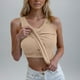 thumbnail image 1 of Pijama de verano para mujer, transpirable, con tirantes y almohadillas para el pecho. Blusa de poliéster., 1 of 8
