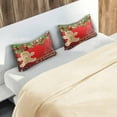thumbnail image 7 of Coolnut Gingerbread Man New Year Design Satin Pillowcase for Hair and Skin Silk Pillowcase, Size(20x26 inches) - Slip Cooling Satin Pillow Covers with Envelope Closure, Christmas Decor Giftsation, 7 of 7