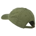thumbnail image 3 of Deer Hunting Silhouette Embroidered Washed Cotton Cap - Olive Green OSFM, 3 of 5
