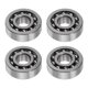 thumbnail image 1 of Rodamientos de bolas Unique Bargains 4uds 1018 Autoalineación 8mm Diámetro interior 22mm OD 7mm Grosor, 1 of 5