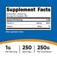 thumbnail image 2 of Nutricost Calcium Ascorbate Powder 250G (Unflavored, 250 Servings) - Vitamin C and Calcium Complex, Non-GMO, Vegan, 2 of 6