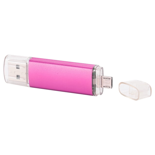 Unidad de almacenamiento de datos externa, unidad flash USB 2 en 1, unidad flash OTG, eficiencia óptima
