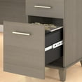 thumbnail image 5 of Bush Furniture Somerset 72" L Desk and Hutch with Storage, Ash Gray, 5 of 7