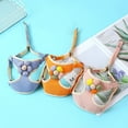 thumbnail image 3 of Primegos Pet Vest Harness with Leash 3D Colorful Flower Decor Step-in Adjustable Buckle No Pull Escape-proof Breathable Small Dog Puppy Cat Chest Harness Pet Supplies, 3 of 8