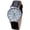 CG13_Black with White Face, variant on Resicozy Watches for Men with Leather Strap Dress Watch Quartz Wrist Watches Business Casual Watches Gifts Brown with White Face