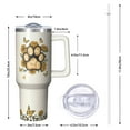 thumbnail image 3 of 1pc Dachshund 40oz Tumbler with Straw & Handle - Insulated Stainless Steel Cup | Holiday Gift for Man Women (Christmas, Valentine's, Birthday), 3 of 5
