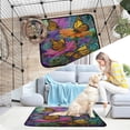 thumbnail image 7 of RMDQTR 2Pack Set of Medium and Large Pet Potty Pads Reusable Ultra-Absorbent Pet Training Pads Leak-Proof Pet Pads Yellow Butterflies in The Garden, 7 of 7