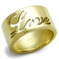 thumbnail image 1 of Bague en Acier Inoxydable avec Pierre pour Femmes, Style Pierre Sans Pierre, Taille 9, 1 of 4
