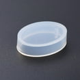 thumbnail image 4 of 2pc Oval Shape DIY Silicone Pendant Molds Resin Casting Moulds Jewelry Making DIY Tool For UV Resin Epoxy Resin Jewelry Making White 28x21x7mm Inner Size: 25x18mm Hole: 2mm., 4 of 4