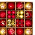 thumbnail image 2 of Adornos De Bolas Colgantes 44 Uds. Adornos de bolas, decoración ligera de bolas navideñas para decoración de fiestas navideñas, 2 of 5