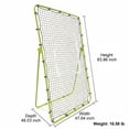 thumbnail image 2 of Garvee 7 x 4 ft Volleyball Re-bound Net, Adjustable Angle Training Re-bounder for Spiking, Setting & Passing, Portable Durable Practice Equipment for Indoor Outdoor Use, Light Green, 2 of 7