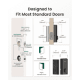 thumbnail image 6 of DESLOC K120 Smart Door Lock – Fingerprint Wi‑Fi Deadbolt, 3D Biometric Recognition, Built‑in Wi‑Fi, 15000 mAh Rechargeable Battery, BHMA Grade 3 Weatherproof, Ideal for Homes, Rentals & Airbnb, 6 of 10