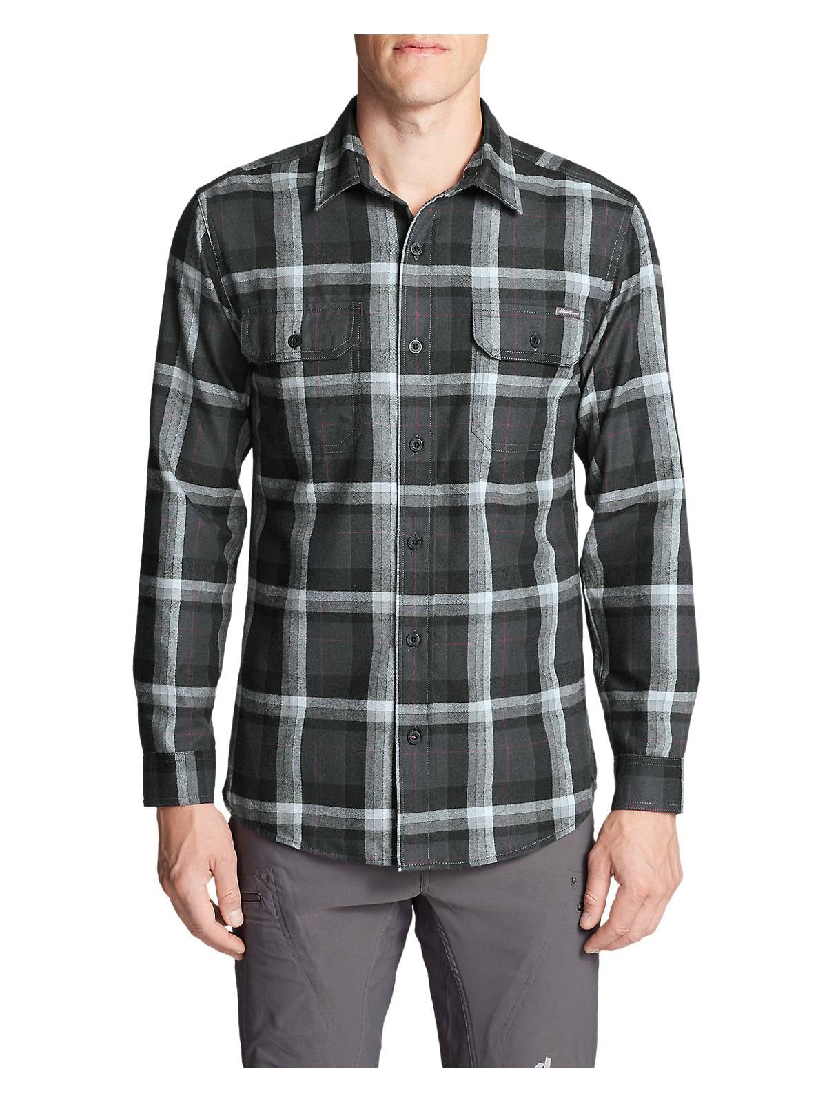 Men's Eddie Bauer Expedition Performance Flannel Shirt - Walmart.com