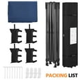 thumbnail image 7 of Yaheetech 15x10 Ft Instant Pop Up Commercial Canopy with Roller Bag, Navy Blue, 7 of 7