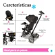 thumbnail image 2 of The Baby Shop Triciclo Negro Infantil Evolutivo Carriola P/ Bebé 3 En 1 Tr-996, 2 of 4